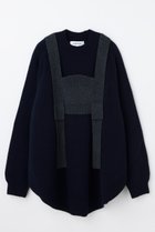 【エンフォルド/ENFOLD】の【10/15 12:00販売開始】BUSTIER LAYERED PULLOVER/プルオーバー ダークネイビー|ID: prp329100004727438 ipo3291000000034153307
