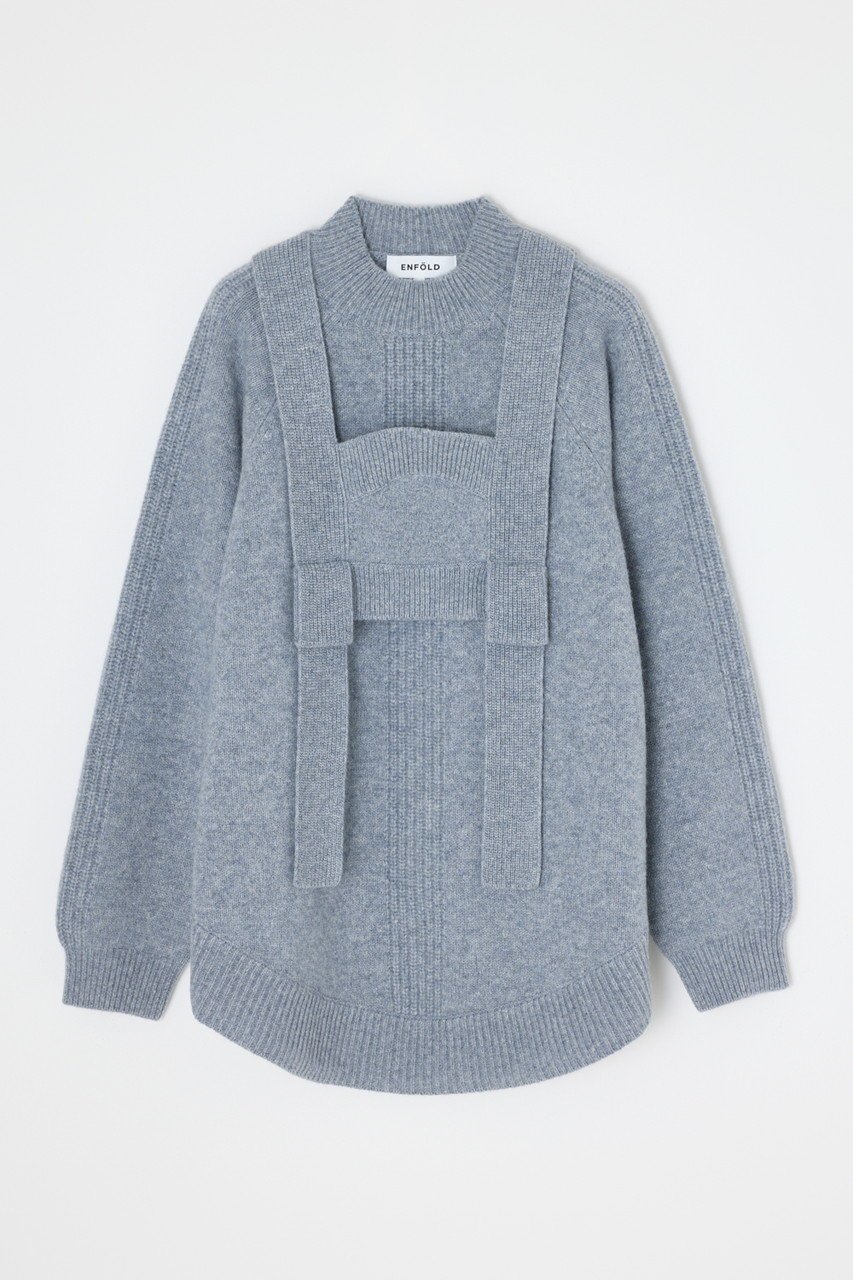 【エンフォルド/ENFOLD】の【10/15 12:00販売開始】BUSTIER LAYERED PULLOVER/プルオーバー インテリア・キッズ・メンズ・レディースファッション・服の通販 founy(ファニー) 　ファッション　Fashion　レディースファッション　Fashion for Women　トップス・カットソー　Cut & Sew Tops　シャツ・ブラウス・オフィスカジュアル　Elegant Blouses & Button-Ups　レディースパーカー・カジュアルフーディー　Casual Hoodies & Sweatshirts　ロングTシャツ・Tシャツ　Longline T-Shirts & Tees　カジュアルプルオーバー・ニットトップス　Pullovers & Knit Tops / Casual Pullovers　スウェット・クルーネックトップス　Sweatshirts & Crewnecks / Relaxed Fit Sweat Tops　カットソー・ベーシックTシャツ　Cut-and-Sewn Tops / Stretch Tees & Basics　ビスチェ　Bustiers & Corset Tops / Layered Bustier Style　ドッキング　Docking, Mixed Material　ミックス　Mix, Mixed Style　リラックス　Relax, Relaxed Fit　新作・新入荷　New Arrivals / New In　トップグレー|ID: prp329100004727438 ipo3291000000034153308