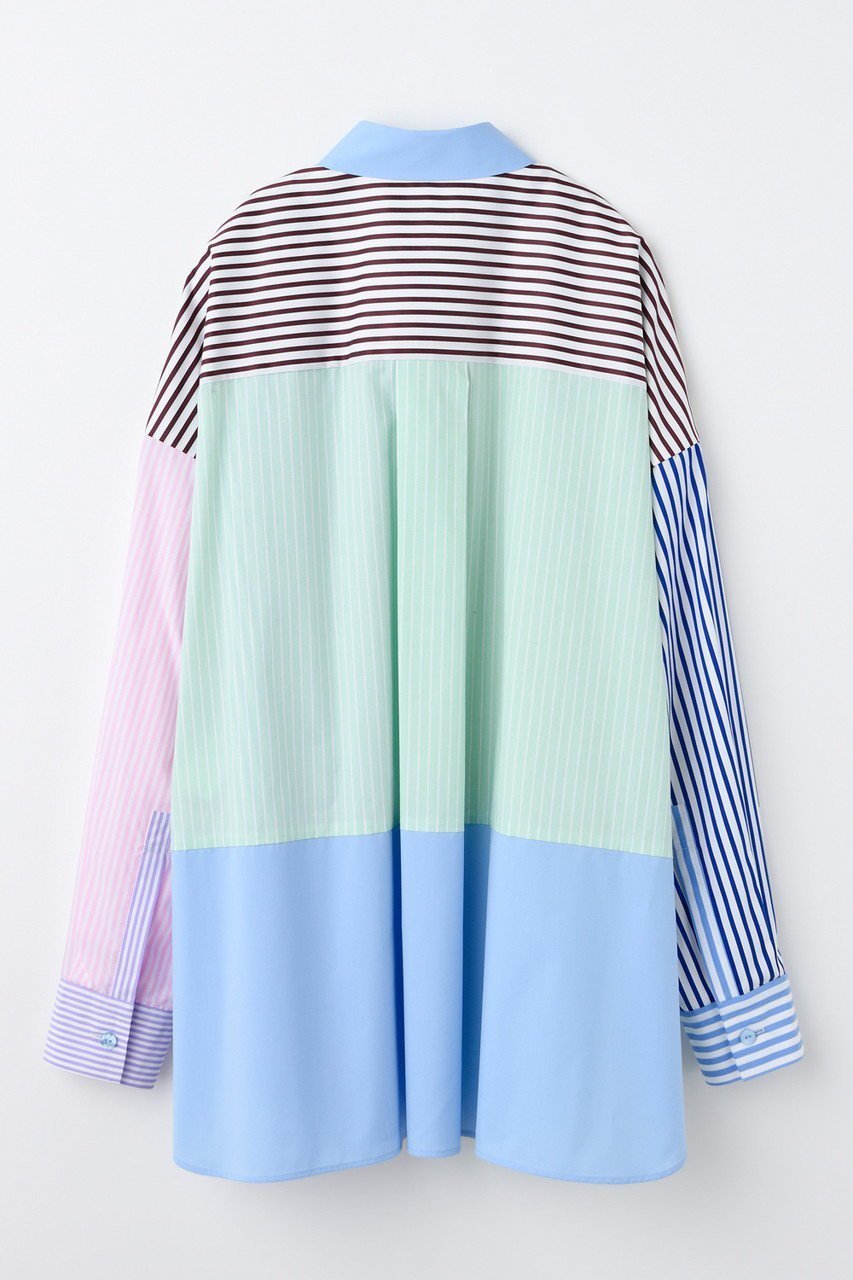 【エンフォルド/ENFOLD】の【10/15 12:00販売開始】BIG SHIRT/シャツ 人気、トレンドファッション・服の通販 founy(ファニー) 　ファッション　Fashion　レディースファッション　Fashion for Women　トップス・カットソー　Cut & Sew Tops　シャツ・ブラウス・オフィスカジュアル　Elegant Blouses & Button-Ups　カラフル　Colorful Design　サテン　Satin, Glossy Fabric　シルク　Silk, 100% Silk　ストライプ　Stripe, Striped Pattern　スリーブ　Sleeve, Long Sleeve / Short Sleeve　タイプライター　Typewriter Fabric, Crisp Cotton　ブロード　Broadcloth, Fine Cotton　ロング　Long, Long-Length　冬　Winter / This Winter　新作・新入荷　New Arrivals / New In　無地　Plain, Solid Color　other-2|ID: prp329100004727439 ipo3291000000034153312