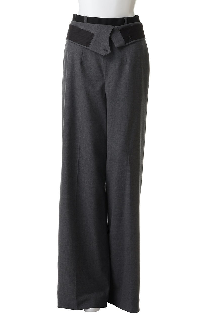 【エンフォルド/ENFOLD】のTWO-WAIST TROUSERS/トラウザーズ・パンツ 大人の最旬トレンドファッション＆コーディネート founy(ファウニー) 　ファッション　Fashion　レディースファッション　Fashion for Women　パンツ　Pants & Trousers　コンパクト　Compact, Small Size　スタイリッシュ　Stylish, Fashionable　ロング　Long, Long-Length　ワイド　Wide, Wide Fit　other-2|ID: prp329100004727443 ipo3291000000036676691
