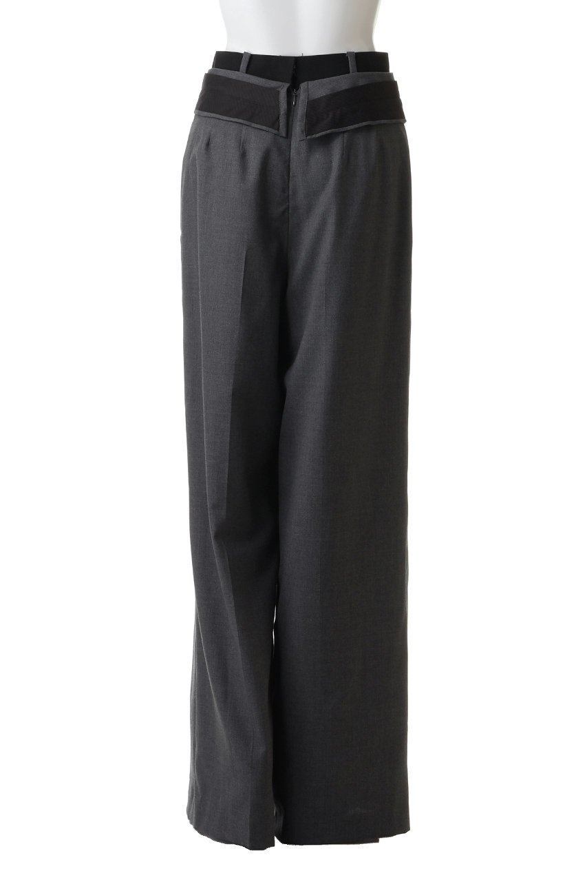 【エンフォルド/ENFOLD】のTWO-WAIST TROUSERS/トラウザーズ・パンツ 大人の最旬トレンドファッション＆コーディネート founy(ファウニー) 　ファッション　Fashion　レディースファッション　Fashion for Women　パンツ　Pants & Trousers　コンパクト　Compact, Small Size　スタイリッシュ　Stylish, Fashionable　ロング　Long, Long-Length　ワイド　Wide, Wide Fit　other-4|ID: prp329100004727443 ipo3291000000036676693