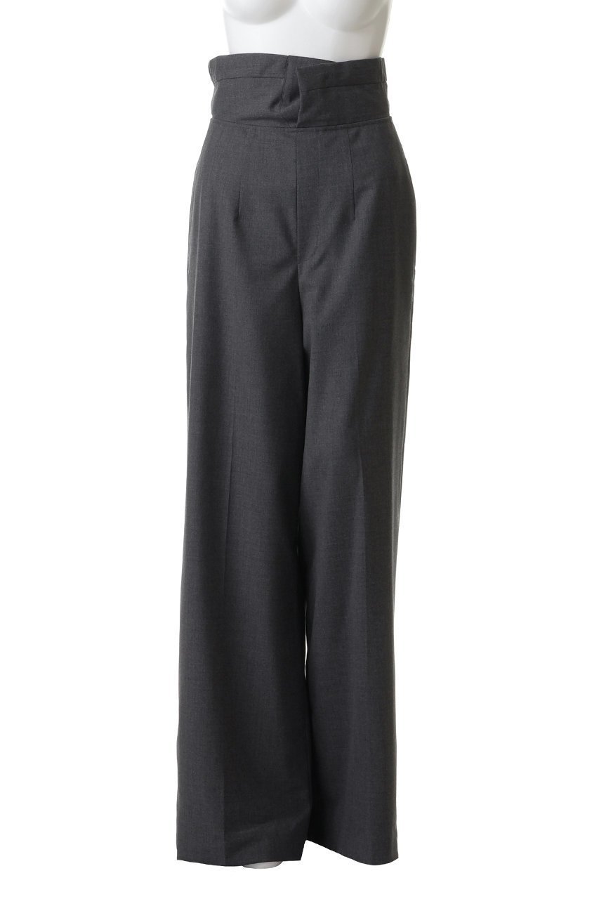 【エンフォルド/ENFOLD】のTWO-WAIST TROUSERS/トラウザーズ・パンツ 大人の最旬トレンドファッション＆コーディネート founy(ファウニー) 　ファッション　Fashion　レディースファッション　Fashion for Women　パンツ　Pants & Trousers　コンパクト　Compact, Small Size　スタイリッシュ　Stylish, Fashionable　ロング　Long, Long-Length　ワイド　Wide, Wide Fit　other-6|ID: prp329100004727443 ipo3291000000036676695