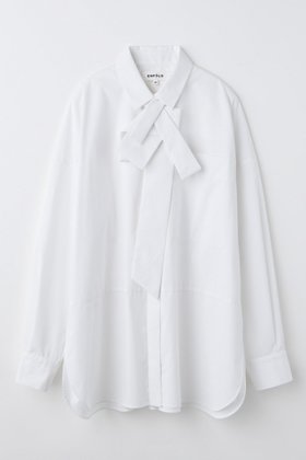 【エンフォルド/ENFOLD】のASYMMETRY BOW-TIE SHIRT/シャツ 人気、トレンドファッション・服の通販 founy(ファニー) ファッション Fashion レディースファッション Fashion for Women トップス・カットソー Cut & Sew Tops シャツ・ブラウス・オフィスカジュアル Elegant Blouses & Button-Ups アシンメトリー Asymmetrical Style スリーブ Sleeve, Long Sleeve / Short Sleeve ポケット Pocket, Pocket Detail ロング Long, Long-Length |ID:prp329100004727444