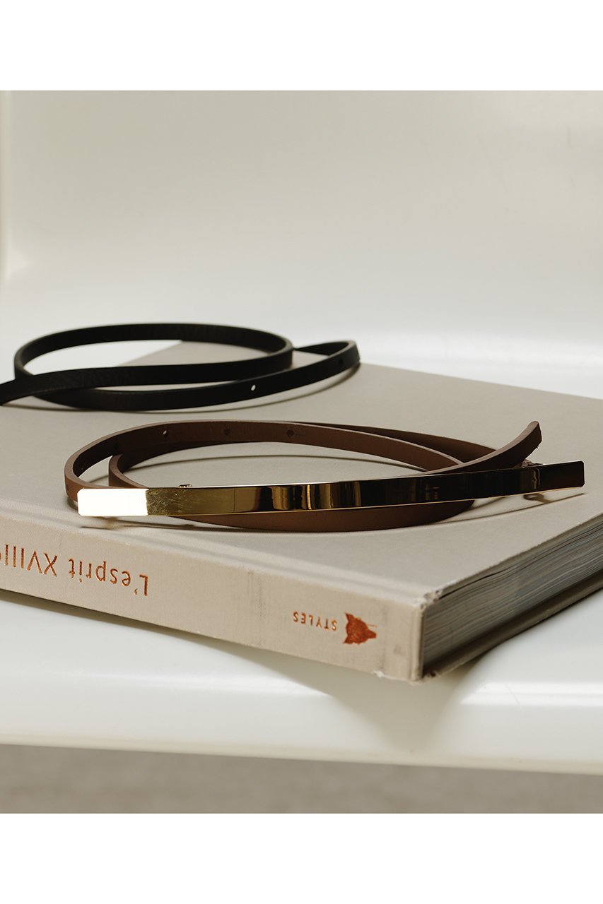 【ガリャルダガランテ/GALLARDAGALANTE】の【25th記念アイテム】ロングプレートBELT インテリア・キッズ・メンズ・レディースファッション・服の通販 founy(ファニー) 　ファッション　Fashion　レディースファッション　Fashion for Women　ベルト&ウエストマーク　Belts & Waist Accessories　おすすめ　Recommended / Our Picks　アクセサリー　Fashion Accessories　ジャケット　Jacket, Outerwear　スタイリッシュ　Stylish, Fashionable　プレート　Plate, Dish　ロング　Long, Long-Length　ワンポイント　One Point, Statement Accent　モカ|ID: prp329100004727445 ipo3291000000035870542