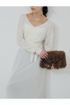 【ガリャルダガランテ/GALLARDAGALANTE】 【25th記念アイテム】ベルト付きロングニットワンピース人気、トレンドファッション・服の通販 founy(ファニー) ファッション Fashion レディースファッション Fashion for Women ワンピース Dresses ニットワンピース Knit Dresses チュニック Tunic Tops & Dresses ベルト&ウエストマーク Belts & Waist Accessories インナー Innerwear シアー Sheer, See-Through シンプル Simple, Minimal チュニック Tunic, Long Top ロング Long, Long-Length 新作・新入荷 New Arrivals / New In |ID:prp329100004727447