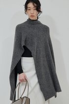 【ガリャルダガランテ/GALLARDAGALANTE】の【25th記念アイテム】2wayニットポンチョ チャコールグレー|ID:prp329100004727448