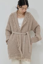 【ガリャルダガランテ/GALLARDAGALANTE】の【25th記念アイテム】フリンジニットガウン ベージュ|ID: prp329100004727449 ipo3291000000035617517