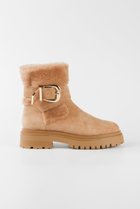 【スティーブマデン/STEVE MADDEN】のLODGE ファースエードショートブーツ TAN/スエード|ID:prp329100004727450