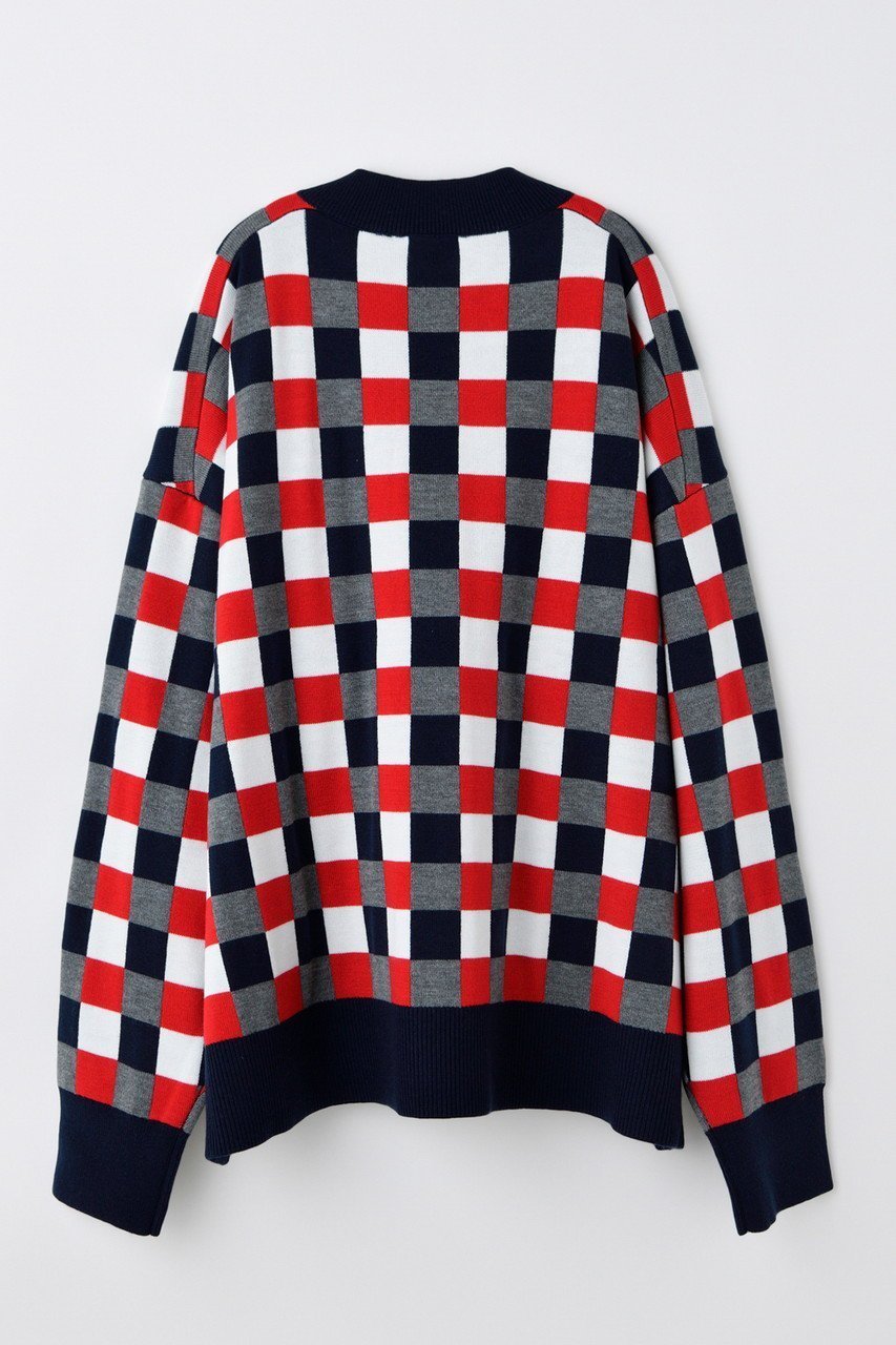 【ナゴンスタンス/nagonstans】の【10/15 12:00販売開始】jacquard knit cardigan/カーディガン 人気、トレンドファッション・服の通販 founy(ファニー) 　ファッション　Fashion　レディースファッション　Fashion for Women　トップス・カットソー　Cut & Sew Tops　ニット　Knit Tops & Sweaters　カーディガン・羽織り　Layered Style Cardigans　カーディガン　Cardigan, Knitwear　チェック　Check, Plaid, Tartan　バランス　Balance, Style Balance　冬　Winter / This Winter　新作・新入荷　New Arrivals / New In　other-2|ID: prp329100004727453 ipo3291000000034153406