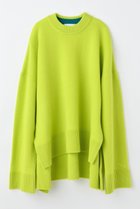【ナゴンスタンス/nagonstans】の【10/15 12:00販売開始】wide box pullover/プルオーバー 人気、トレンドファッション・服の通販 founy(ファニー) ファッション Fashion レディースファッション Fashion for Women トップス・カットソー Cut & Sew Tops ニット Knit Tops & Sweaters カジュアルプルオーバー・ニットトップス Pullovers & Knit Tops / Casual Pullovers スリット Slit, Slit Detail バランス Balance, Style Balance 新作・新入荷 New Arrivals / New In thumbnail Lime|ID: prp329100004727454 ipo3291000000034153410