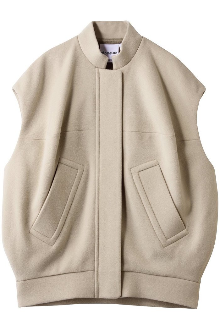 【ナゴンスタンス/nagonstans】のball vest/ベスト インテリア・キッズ・メンズ・レディースファッション・服の通販 founy(ファニー) https://founy.com/ ファッション Fashion レディースファッション Fashion for Women アウター Coat / Outerwear Collection レディースジャケット・軽アウター Jackets ジャケット Jacket, Outerwear ドレス Dress, One-Piece フォルム Silhouette, Form ベスト Vest, Waistcoat |ID: prp329100004727458 ipo3291000000036885635