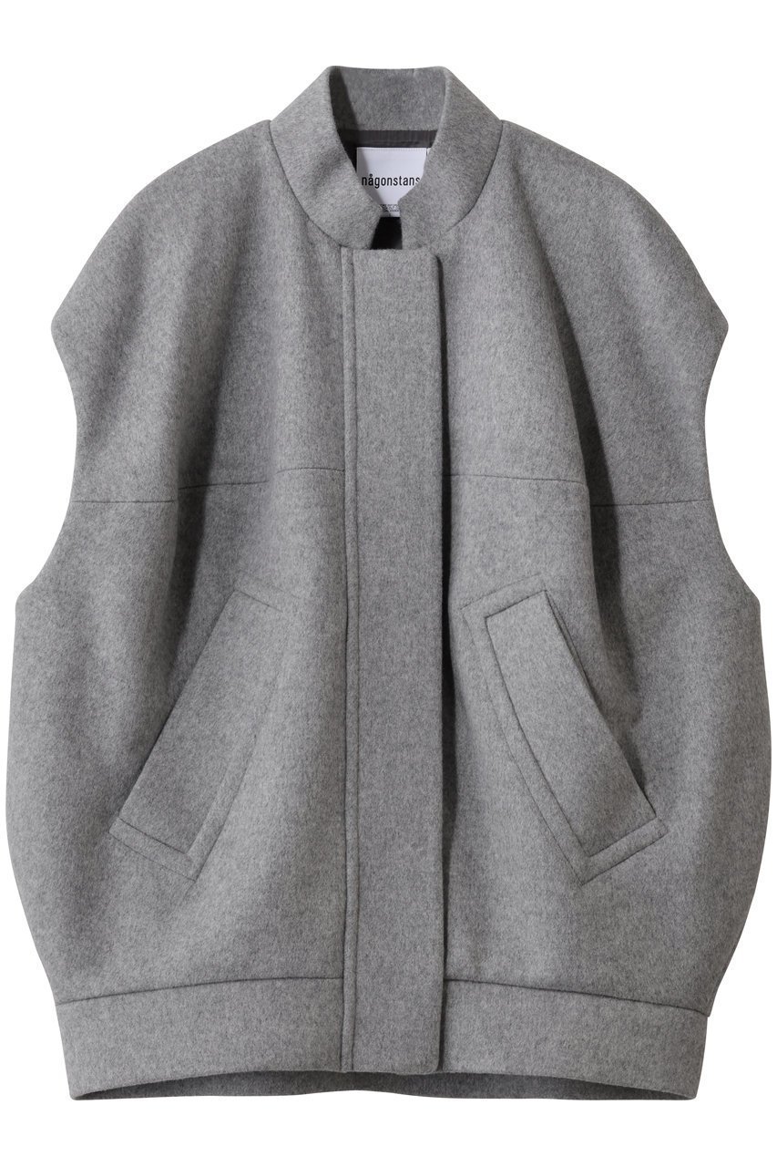 【ナゴンスタンス/nagonstans】のball vest/ベスト インテリア・キッズ・メンズ・レディースファッション・服の通販 founy(ファウニー) 　ファッション　Fashion　レディースファッション　Fashion for Women　アウター　Coat / Outerwear Collection　レディースジャケット・軽アウター　Jackets　ジャケット　Jacket, Outerwear　ドレス　Dress, One-Piece　フォルム　Silhouette, Form　ベスト　Vest, Waistcoat　Wolf|ID: prp329100004727458 ipo3291000000036885637