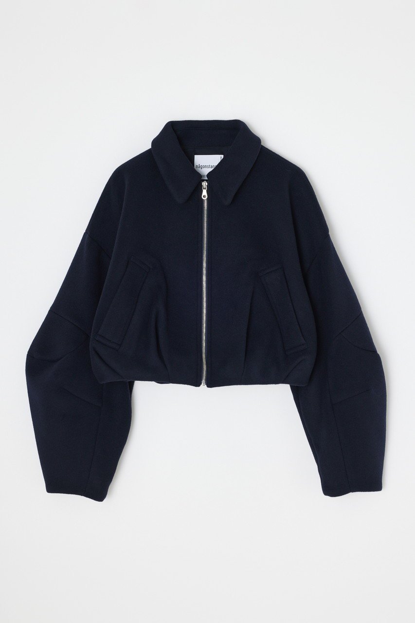【ナゴンスタンス/nagonstans】の【10/15 12:00販売開始】round blouson/ブルゾン インテリア・キッズ・メンズ・レディースファッション・服の通販 founy(ファニー) 　ファッション　Fashion　レディースファッション　Fashion for Women　アウター　Coat / Outerwear Collection　レディースジャケット・軽アウター　Jackets　ブルゾンジャケット・スポーティアウター　Blouson Jackets　クロップド　Cropped, Short Length　ジャケット　Jacket, Outerwear　バランス　Balance, Style Balance　ブルゾン　Blouson, Bomber Jacket　新作・新入荷　New Arrivals / New In　Space|ID: prp329100004727460 ipo3291000000034153433
