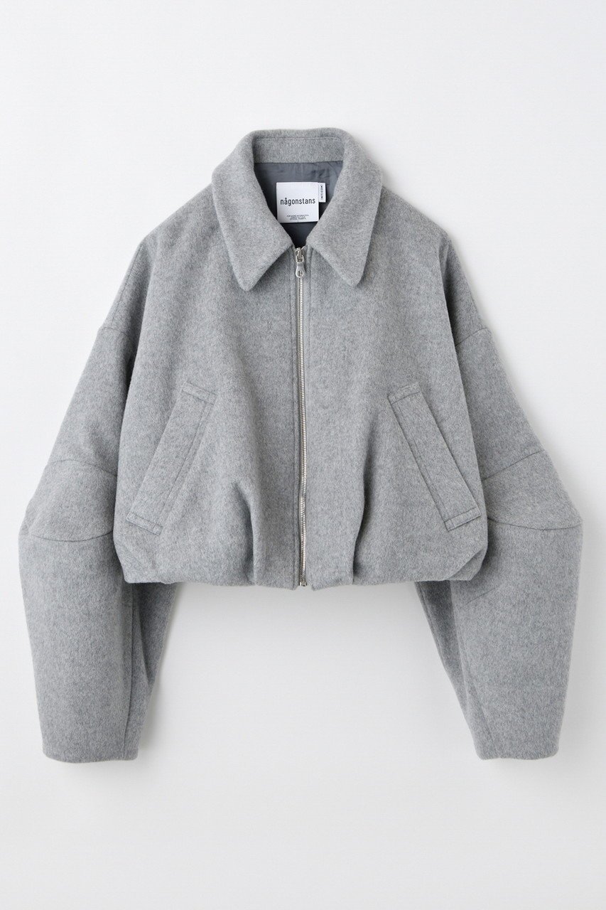 【ナゴンスタンス/nagonstans】の【10/15 12:00販売開始】round blouson/ブルゾン インテリア・キッズ・メンズ・レディースファッション・服の通販 founy(ファニー) 　ファッション　Fashion　レディースファッション　Fashion for Women　アウター　Coat / Outerwear Collection　レディースジャケット・軽アウター　Jackets　ブルゾンジャケット・スポーティアウター　Blouson Jackets　クロップド　Cropped, Short Length　ジャケット　Jacket, Outerwear　バランス　Balance, Style Balance　ブルゾン　Blouson, Bomber Jacket　新作・新入荷　New Arrivals / New In　Wolf|ID: prp329100004727460 ipo3291000000034153434