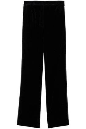 【ルームエイト/Room no.8】 【Room no.8 BLACK】サテン ベロアサイドライン パンツ人気、トレンドファッション・服の通販 founy(ファニー) ファッション Fashion レディースファッション Fashion for Women パンツ Pants & Trousers なめらか Smooth, Silky Texture サテン Satin, Glossy Fabric シンプル Simple, Minimal フェミニン Feminine, Girly ベロア Velour, Soft Velvet エレガント 上品 Elegant |ID:prp329100004727461