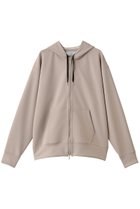 【ルームエイト/Room no.8】のAIR ジャージー ジップ アップ フーデッド トップス グレージュ|ID:prp329100004727462