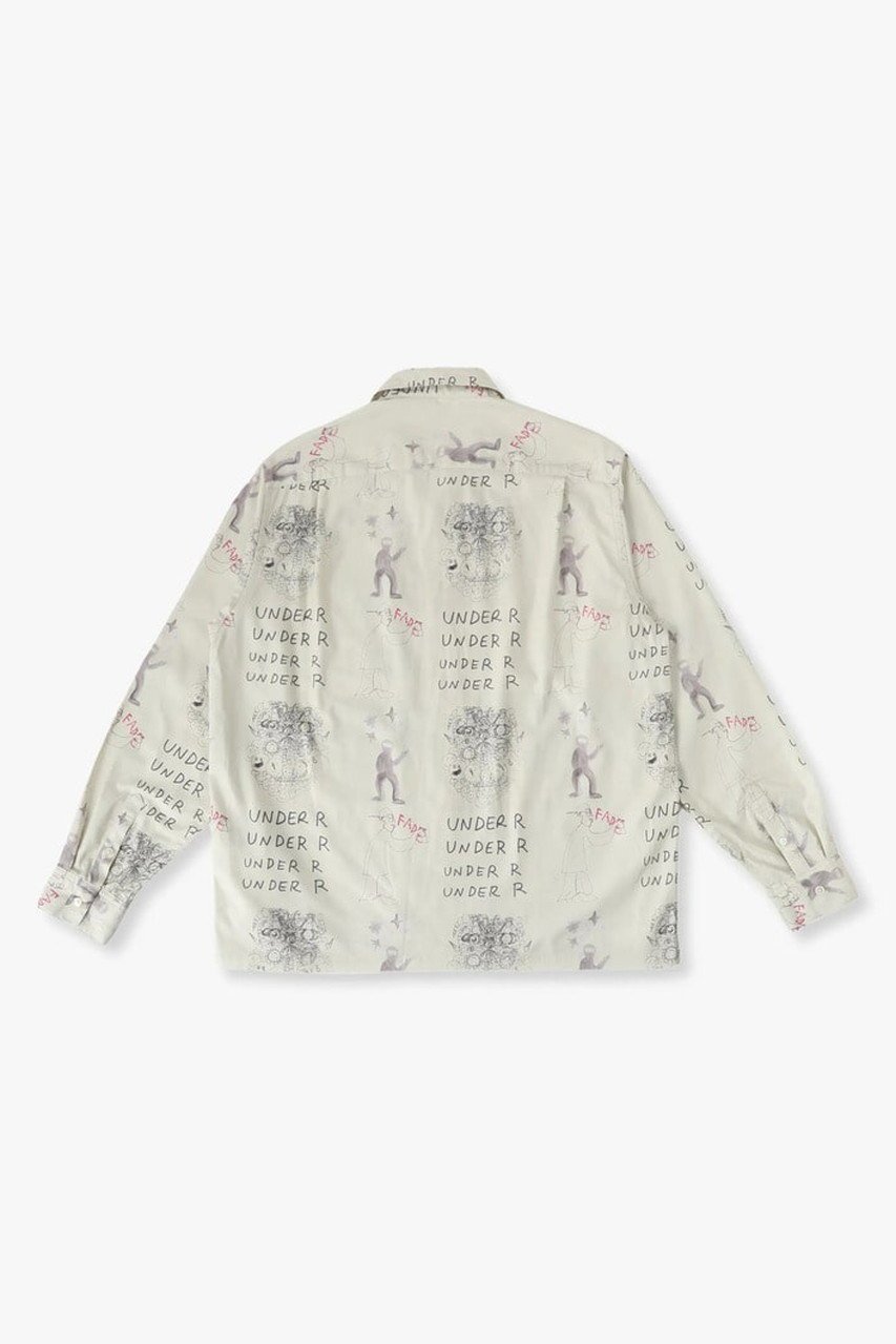 【アンダーアール/UNDER R】の【10/11 11:00販売開始】【JOE ROBERTS】【UNDER R別注】オールオーバーパターン シャツ 人気、トレンドファッション・服の通販 founy(ファニー) 　ファッション　Fashion　レディースファッション　Fashion for Women　トップス・カットソー　Cut & Sew Tops　シャツ・ブラウス・オフィスカジュアル　Elegant Blouses & Button-Ups　スペシャル　Special, Limited Edition　スリーブ　Sleeve, Long Sleeve / Short Sleeve　人気　Popular, Best Seller　パターン　Pattern, Design Print　フィット　Fit, Slim Fit　プリント　Print, Printed Pattern　別注　Limited Edition, Custom Order　ユニセックス　Unisex, Genderless　ロング　Long, Long-Length　新作・新入荷　New Arrivals / New In　other-2|ID: prp329100004727475 ipo3291000000034153547