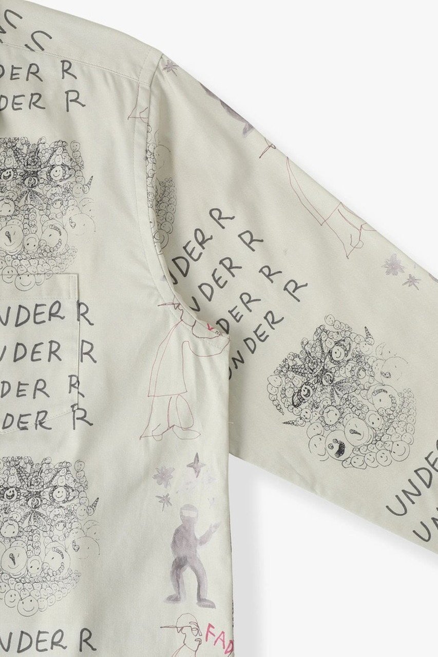 【アンダーアール/UNDER R】の【10/11 11:00販売開始】【JOE ROBERTS】【UNDER R別注】オールオーバーパターン シャツ 人気、トレンドファッション・服の通販 founy(ファニー) 　ファッション　Fashion　レディースファッション　Fashion for Women　トップス・カットソー　Cut & Sew Tops　シャツ・ブラウス・オフィスカジュアル　Elegant Blouses & Button-Ups　スペシャル　Special, Limited Edition　スリーブ　Sleeve, Long Sleeve / Short Sleeve　人気　Popular, Best Seller　パターン　Pattern, Design Print　フィット　Fit, Slim Fit　プリント　Print, Printed Pattern　別注　Limited Edition, Custom Order　ユニセックス　Unisex, Genderless　ロング　Long, Long-Length　新作・新入荷　New Arrivals / New In　other-3|ID: prp329100004727475 ipo3291000000034153549