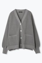 【レリル/lelill】のハイテクワッフル カーディガン グレー|ID: prp329100004727482 ipo3291000000035870602