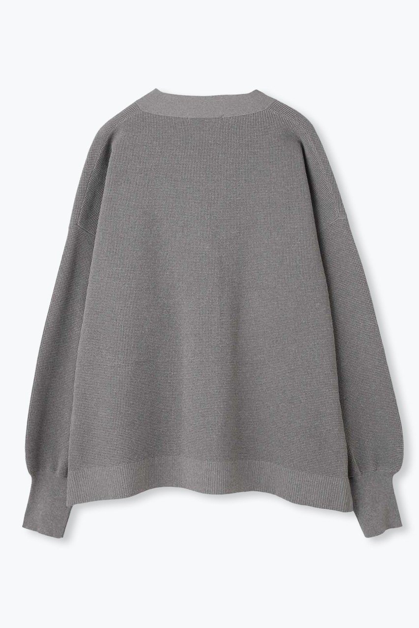 【レリル/lelill】のハイテクワッフル カーディガン 人気、トレンドファッション・服の通販 founy(ファニー) 　ファッション　Fashion　レディースファッション　Fashion for Women　トップス・カットソー　Cut & Sew Tops　ニット　Knit Tops & Sweaters　カーディガン・羽織り　Layered Style Cardigans　カーディガン　Cardigan, Knitwear　フィット　Fit, Slim Fit　リブニット　Rib Knit, Ribbed Knit　ワッフル　Waffle, Waffle Knit　洗える　Machine Washable　other-2|ID: prp329100004727482 ipo3291000000035983552