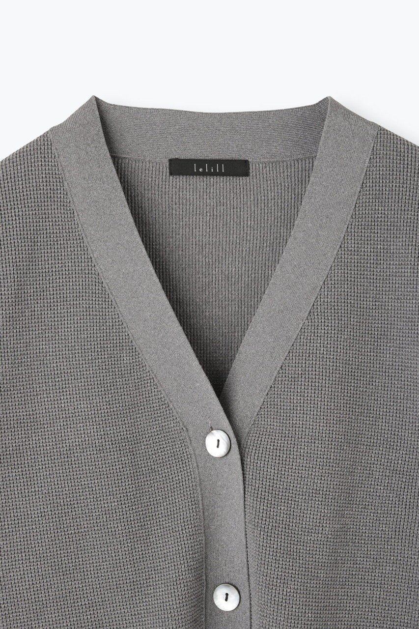 【レリル/lelill】のハイテクワッフル カーディガン 人気、トレンドファッション・服の通販 founy(ファニー) 　ファッション　Fashion　レディースファッション　Fashion for Women　トップス・カットソー　Cut & Sew Tops　ニット　Knit Tops & Sweaters　カーディガン・羽織り　Layered Style Cardigans　カーディガン　Cardigan, Knitwear　フィット　Fit, Slim Fit　リブニット　Rib Knit, Ribbed Knit　ワッフル　Waffle, Waffle Knit　洗える　Machine Washable　other-3|ID: prp329100004727482 ipo3291000000035983553