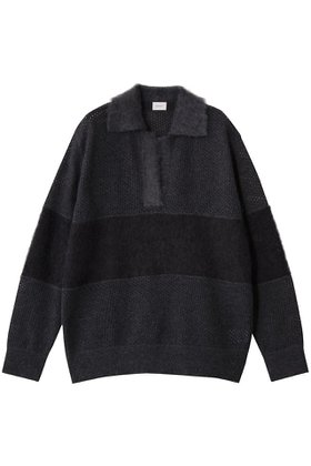 【マノフ/MANOF】 MOHAIR POLO KNIT人気、トレンドファッション・服の通販 founy(ファニー) ファッション Fashion レディースファッション Fashion for Women トップス・カットソー Cut & Sew Tops ニット Knit Tops & Sweaters カジュアルプルオーバー・ニットトップス Pullovers & Knit Tops / Casual Pullovers シアー Sheer, See-Through スラックス Slacks, Dress Pants デニム Denim, Jeans Material ポロシャツ Polo Shirt, Collared Tee 新作・新入荷 New Arrivals / New In A/W・秋冬 Autumn/Winter |ID:prp329100004727486