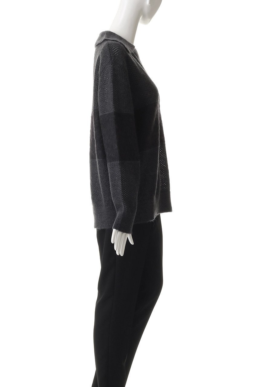 【マノフ/MANOF】のMOHAIR POLO KNIT 人気、トレンドファッション・服の通販 founy(ファニー) 　ファッション　Fashion　レディースファッション　Fashion for Women　トップス・カットソー　Cut & Sew Tops　ニット　Knit Tops & Sweaters　カジュアルプルオーバー・ニットトップス　Pullovers & Knit Tops / Casual Pullovers　シアー　Sheer, See-Through　スラックス　Slacks, Dress Pants　デニム　Denim, Jeans Material　ポロシャツ　Polo Shirt, Collared Tee　新作・新入荷　New Arrivals / New In　A/W・秋冬　Autumn/Winter　other-3|ID: prp329100004727486 ipo3291000000034153659