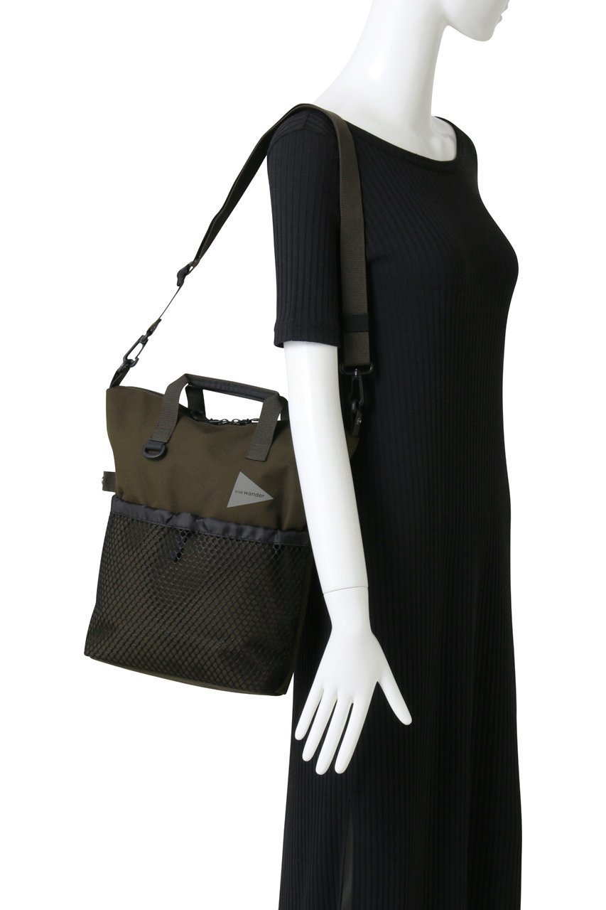 【アンドワンダー/and wander】の【UNISEX】ポリエステル コットン 2way バッグ 人気、トレンドファッション・服の通販 founy(ファニー) 　ファッション　Fashion　レディースファッション　Fashion for Women　バッグ　Bags　ユニセックス　Unisex, Genderless　アウトドア　Outdoor Clothing　ショルダー　Shoulder, Shoulder Strap　新作・新入荷　New Arrivals / New In　other-2|ID: prp329100004727489 ipo3291000000034153678