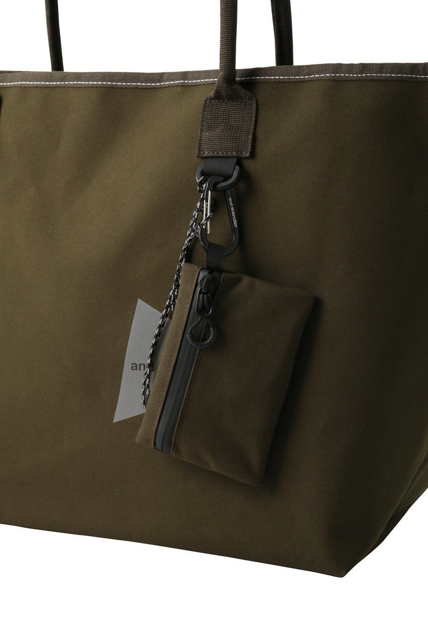 【アンドワンダー/and wander】の【UNISEX】ポリエステル コットン トート バッグ 人気、トレンドファッション・服の通販 founy(ファニー) 　ファッション　Fashion　レディースファッション　Fashion for Women　バッグ　Bags　ユニセックス　Unisex, Genderless　アウトドア　Outdoor Clothing　ジップ　Zip, Zipper　ポケット　Pocket, Pocket Detail　旅行　Travel　other-6|ID: prp329100004727490 ipo3291000000036136090