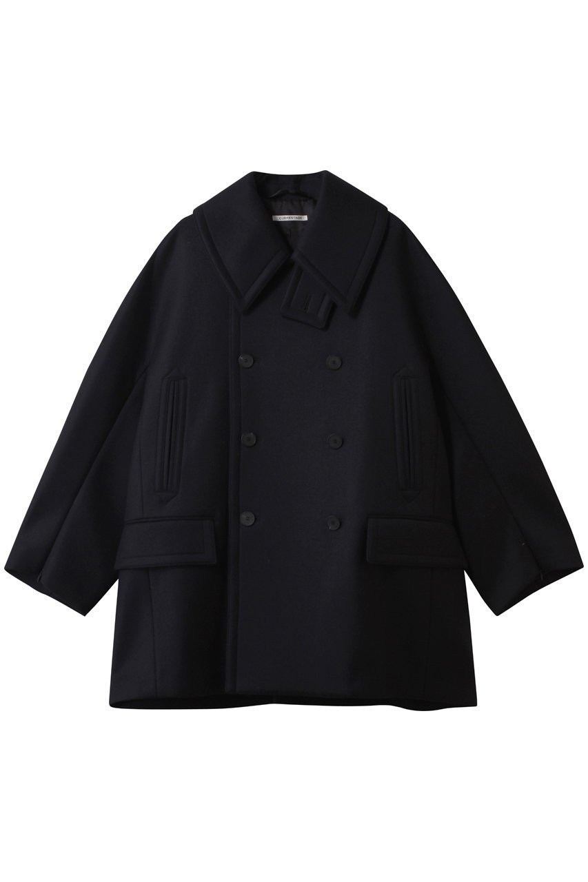 【マルティニーク/martinique】の【CURRENTAGE】Bonded ピーコート インテリア・キッズ・メンズ・レディースファッション・服の通販 founy(ファニー) ファッション Fashion レディースファッション Fashion for Women アウター Coat / Outerwear Collection コート・ロングコート・ピーコート Long Coats, Peacoats & More おすすめ Recommended / Our Picks ショート Short, Short Length ジップ Zip, Zipper スタンド Stand Collar, Upright Stand スリット Slit, Slit Detail セットアップ Set-Up, Coordinated Outfit ボンディング Bonding, Bonded Fabric 別注 Limited Edition, Custom Order ネイビー|ID: prp329100004727500 ipo3291000000036041251