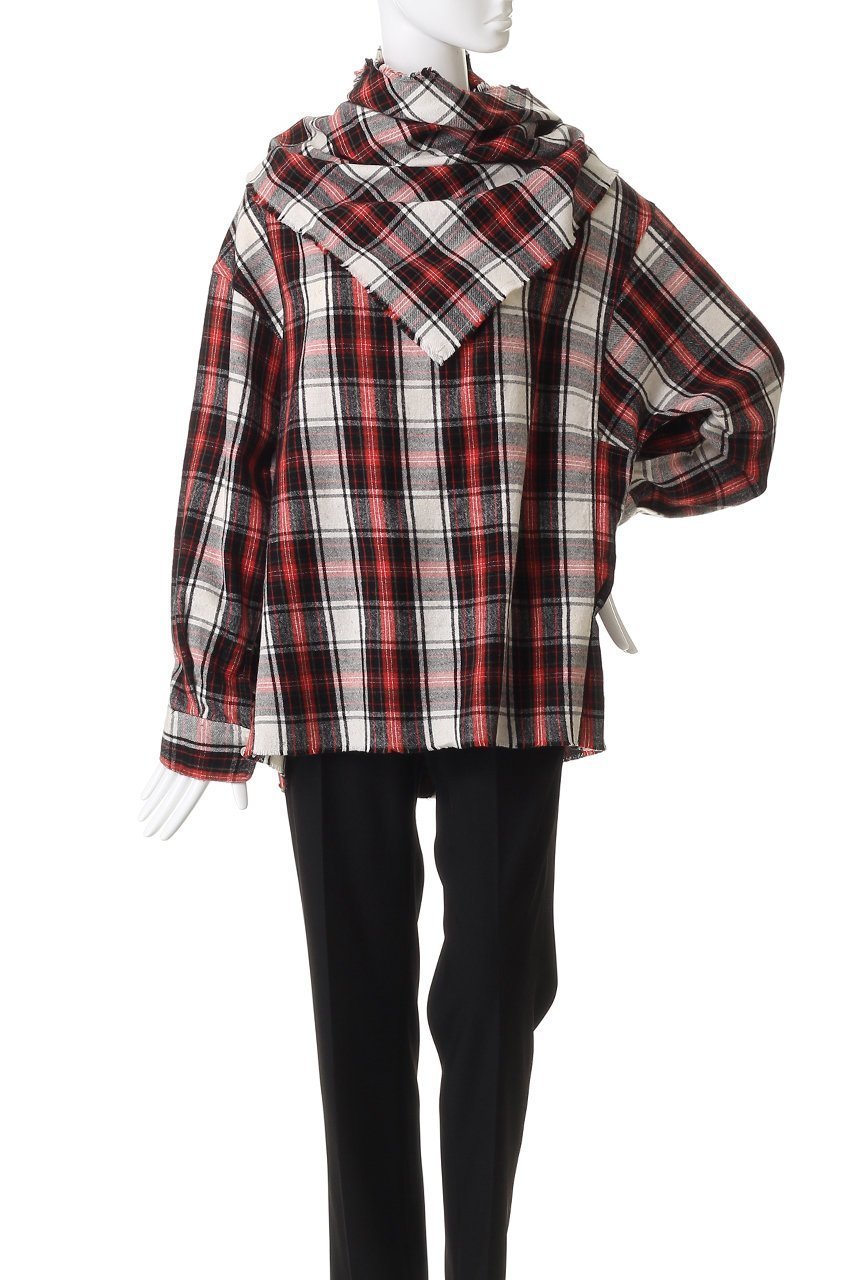 【マルティニーク/martinique】の【CURRENTAGE】Original フランネルシャツ 人気、トレンドファッション・服の通販 founy(ファニー) 　ファッション　Fashion　レディースファッション　Fashion for Women　トップス・カットソー　Cut & Sew Tops　シャツ・ブラウス・オフィスカジュアル　Elegant Blouses & Button-Ups　おすすめ　Recommended / Our Picks　スカーフ　Scarf, Neckwear　スリーブ　Sleeve, Long Sleeve / Short Sleeve　チェック　Check, Plaid, Tartan　ビンテージ　Vintage, Retro Style　ラグジュアリー　Luxury, Elegant　リネン　Linen, Linen Fabric　ロング　Long, Long-Length　定番　Standard, Basic Item　other-2|ID: prp329100004727501 ipo3291000000036041276