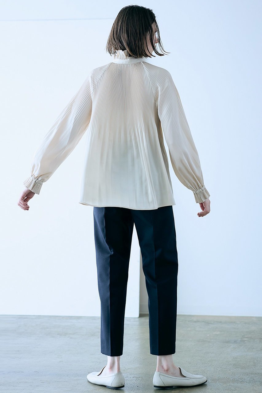 【マリリンムーン/MARILYN MOON】のアコーディオンプリーツブラウス 人気、トレンドファッション・服の通販 founy(ファニー) 　ファッション　Fashion　レディースファッション　Fashion for Women　トップス・カットソー　Cut & Sew Tops　シャツ・ブラウス・オフィスカジュアル　Elegant Blouses & Button-Ups　オケージョン　Occasion Wear　クラシック　Classic, Timeless Style　スリーブ　Sleeve, Long Sleeve / Short Sleeve　プリーツ　Pleats, Pleated　ボトム　Bottoms, Lower Wear　リボン　Ribbon, Bow　ロング　Long, Long-Length　人気　Popular, Best Seller　other-8|ID: prp329100004727506 ipo3291000000035568704