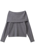 【アルアバイル/allureville】のビッグカラー2WAY NC プルオーバー 人気、トレンドファッション・服の通販 founy(ファニー) ファッション Fashion レディースファッション Fashion for Women トップス・カットソー Cut & Sew Tops ニット Knit Tops & Sweaters カジュアルプルオーバー・ニットトップス Pullovers & Knit Tops / Casual Pullovers おすすめ Recommended / Our Picks デコルテ Décolleté, Neckline ネックレス Necklace, Pendant Necklace ビッグ Big, Oversized 新作・新入荷 New Arrivals / New In thumbnail グレー|ID: prp329100004727507 ipo3291000000034153853