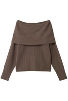 【アルアバイル/allureville】のビッグカラー2WAY NC プルオーバー ブラウン|ID: prp329100004727507 ipo3291000000036243190