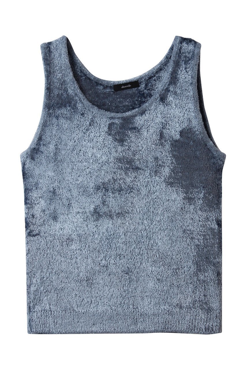 【アルアバイル/allureville】のベロアタンクプルオーバー インテリア・キッズ・メンズ・レディースファッション・服の通販 founy(ファニー) 　ファッション　Fashion　レディースファッション　Fashion for Women　トップス・カットソー　Cut & Sew Tops　ニット　Knit Tops & Sweaters　カジュアルプルオーバー・ニットトップス　Pullovers & Knit Tops / Casual Pullovers　ベロアトップス　Velour Tops / Velvet-Look Items　インナー　Innerwear　ジャケット　Jacket, Outerwear　タンク　Tank Top, Sleeveless Top　トレンド　Trend, Trending Now　ベロア　Velour, Soft Velvet　新作・新入荷　New Arrivals / New In　秋　Autumn　A/W・秋冬　Autumn/Winter　ライトブルー|ID: prp329100004727508 ipo3291000000034153860