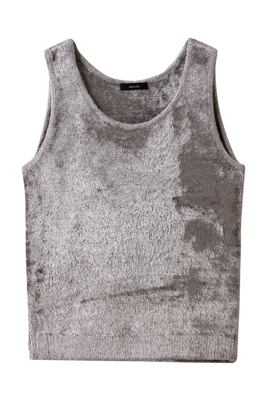 【アルアバイル/allureville】のベロアタンクプルオーバー インテリア・キッズ・メンズ・レディースファッション・服の通販 founy(ファニー) 　ファッション　Fashion　レディースファッション　Fashion for Women　トップス・カットソー　Cut & Sew Tops　ニット　Knit Tops & Sweaters　カジュアルプルオーバー・ニットトップス　Pullovers & Knit Tops / Casual Pullovers　ベロアトップス　Velour Tops / Velvet-Look Items　インナー　Innerwear　ジャケット　Jacket, Outerwear　タンク　Tank Top, Sleeveless Top　トレンド　Trend, Trending Now　ベロア　Velour, Soft Velvet　新作・新入荷　New Arrivals / New In　秋　Autumn　A/W・秋冬　Autumn/Winter　グレー|ID: prp329100004727508 ipo3291000000034153861