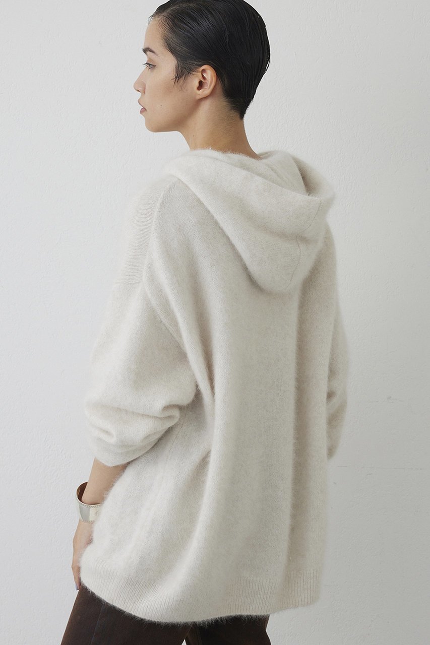 【ウィムガゼット/Whim Gazette】の【THE PAUSE】ファーニットフーディープルオーバー 人気、トレンドファッション・服の通販 founy(ファニー) 　ファッション　Fashion　レディースファッション　Fashion for Women　トップス・カットソー　Cut & Sew Tops　ニット　Knit Tops & Sweaters　レディースパーカー・カジュアルフーディー　Casual Hoodies & Sweatshirts　カジュアルプルオーバー・ニットトップス　Pullovers & Knit Tops / Casual Pullovers　おすすめ　Recommended / Our Picks　セットアップ　Set-Up, Coordinated Outfit　ダウン　Down, Puffer　パーカー　Hoodie, Parka　フォックス　Fox, Fox Fur　新作・新入荷　New Arrivals / New In　other-3|ID: prp329100004727509 ipo3291000000034153871