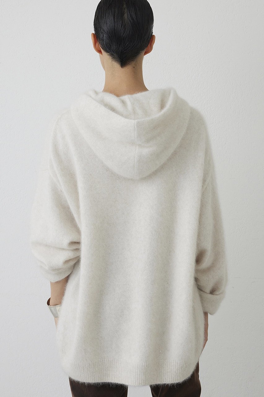 【ウィムガゼット/Whim Gazette】の【THE PAUSE】ファーニットフーディープルオーバー 人気、トレンドファッション・服の通販 founy(ファニー) 　ファッション　Fashion　レディースファッション　Fashion for Women　トップス・カットソー　Cut & Sew Tops　ニット　Knit Tops & Sweaters　レディースパーカー・カジュアルフーディー　Casual Hoodies & Sweatshirts　カジュアルプルオーバー・ニットトップス　Pullovers & Knit Tops / Casual Pullovers　おすすめ　Recommended / Our Picks　セットアップ　Set-Up, Coordinated Outfit　ダウン　Down, Puffer　パーカー　Hoodie, Parka　フォックス　Fox, Fox Fur　新作・新入荷　New Arrivals / New In　other-4|ID: prp329100004727509 ipo3291000000034153872