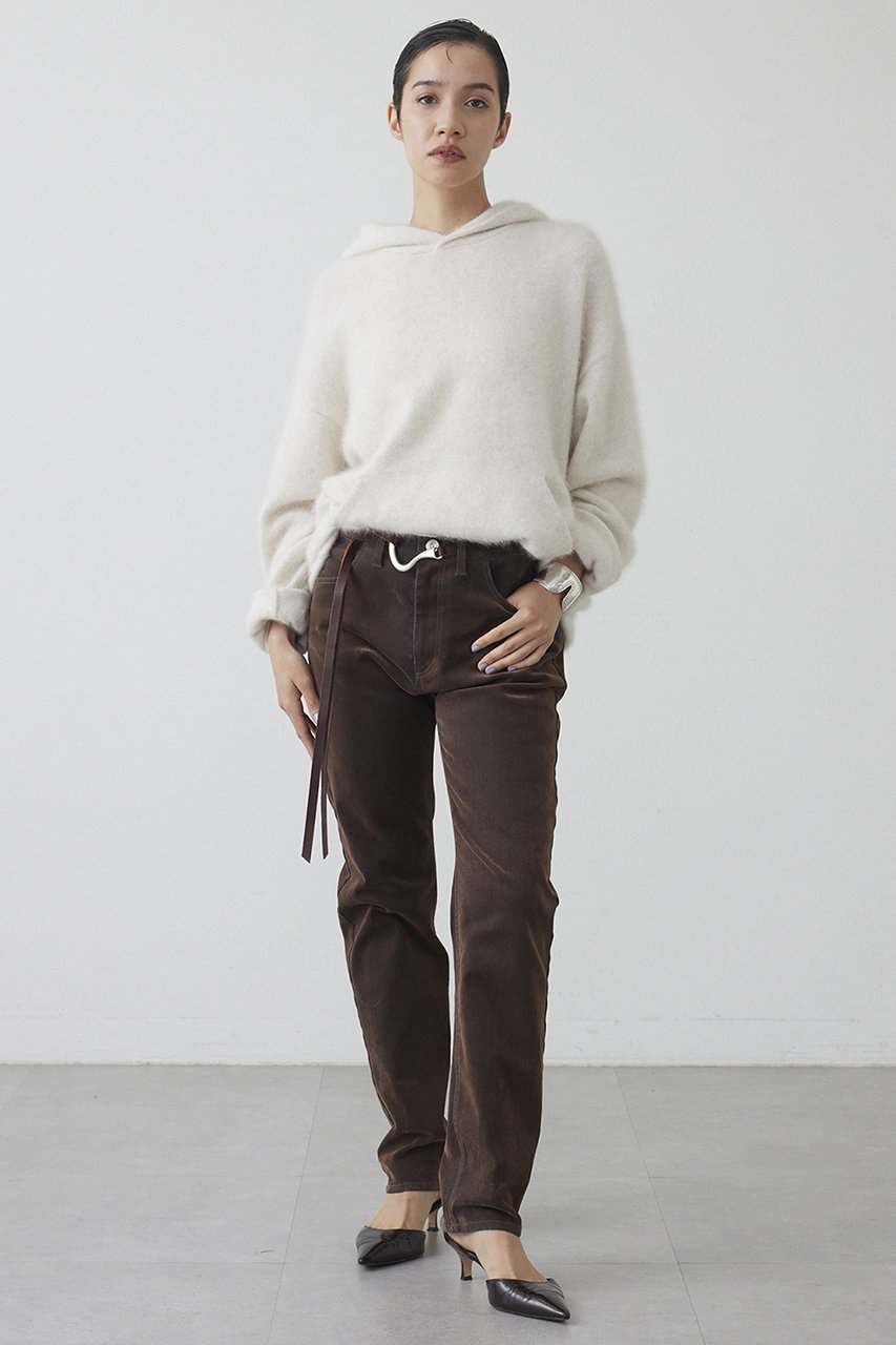【ウィムガゼット/Whim Gazette】の【THE PAUSE】ファーニットフーディープルオーバー 人気、トレンドファッション・服の通販 founy(ファニー) 　ファッション　Fashion　レディースファッション　Fashion for Women　トップス・カットソー　Cut & Sew Tops　ニット　Knit Tops & Sweaters　レディースパーカー・カジュアルフーディー　Casual Hoodies & Sweatshirts　カジュアルプルオーバー・ニットトップス　Pullovers & Knit Tops / Casual Pullovers　おすすめ　Recommended / Our Picks　セットアップ　Set-Up, Coordinated Outfit　ダウン　Down, Puffer　パーカー　Hoodie, Parka　フォックス　Fox, Fox Fur　新作・新入荷　New Arrivals / New In　other-5|ID: prp329100004727509 ipo3291000000034153873