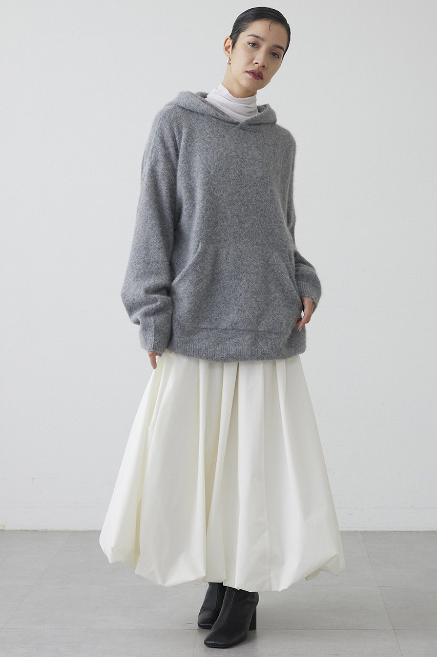 【ウィムガゼット/Whim Gazette】の【THE PAUSE】バルーンスカート インテリア・キッズ・メンズ・レディースファッション・服の通販 founy(ファニー) 　ファッション　Fashion　レディースファッション　Fashion for Women　スカート　Skirts　ロングスカート　Long Skirts / Maxi & Midi Skirts　おすすめ　Recommended / Our Picks　ギャザー　Gathered, Ruffled　ストレッチ　Stretch, Stretchy Fabric　タフタ　Taffeta, Structured Fabric　バルーン　Balloon, Balloon Silhouette　フォルム　Silhouette, Form　ロング　Long, Long-Length　新作・新入荷　New Arrivals / New In　オフホワイト|ID: prp329100004727514 ipo3291000000034153912