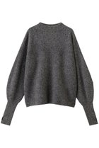【バトナー/BATONER】のカシミヤ フォックス プログレッシブ ボート ネック アイボリー×ブラック|ID:prp329100004727517