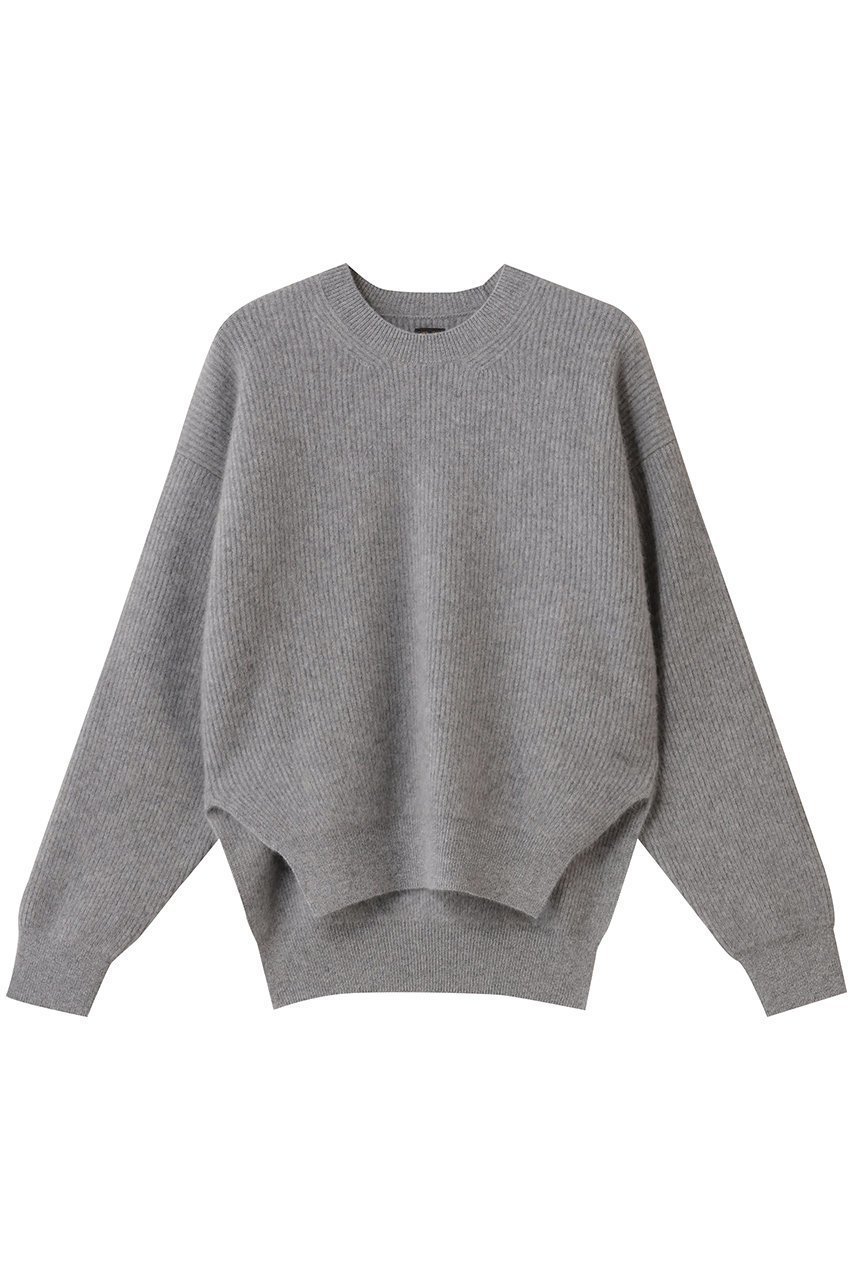 【バトナー/BATONER】のカシミヤ フォックス クルー ネック 人気、トレンドファッション・服の通販 founy(ファニー) 　ファッション　Fashion　レディースファッション　Fashion for Women　トップス・カットソー　Cut & Sew Tops　ニット　Knit Tops & Sweaters　カジュアルプルオーバー・ニットトップス　Pullovers & Knit Tops / Casual Pullovers　スリット　Slit, Slit Detail　フォックス　Fox, Fox Fur　定番　Standard, Basic Item　新作・新入荷　New Arrivals / New In　 other-1|ID: prp329100004727518 ipo3291000000034153943