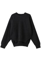 【バトナー/BATONER】のカシミヤ フォックス クルー ネック チャコール|ID:prp329100004727518