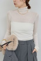 【ガリャルダガランテ/GALLARDAGALANTE】の【CHIHAYAコラボ】シアーリブタートル 人気、トレンドファッション・服の通販 founy(ファニー) ファッション Fashion レディースファッション Fashion for Women トップス・カットソー Cut & Sew Tops ニット Knit Tops & Sweaters カジュアルプルオーバー・ニットトップス Pullovers & Knit Tops / Casual Pullovers おすすめ Recommended / Our Picks インナー Innerwear コラボ Collaboration, Collab サロペット Overalls, Salopette シアー Sheer, See-Through ジャケット Jacket, Outerwear タートル Turtleneck, Turtle Collar フィット Fit, Slim Fit 新作・新入荷 New Arrivals / New In thumbnail ホワイト|ID: prp329100004727520 ipo3291000000034153959