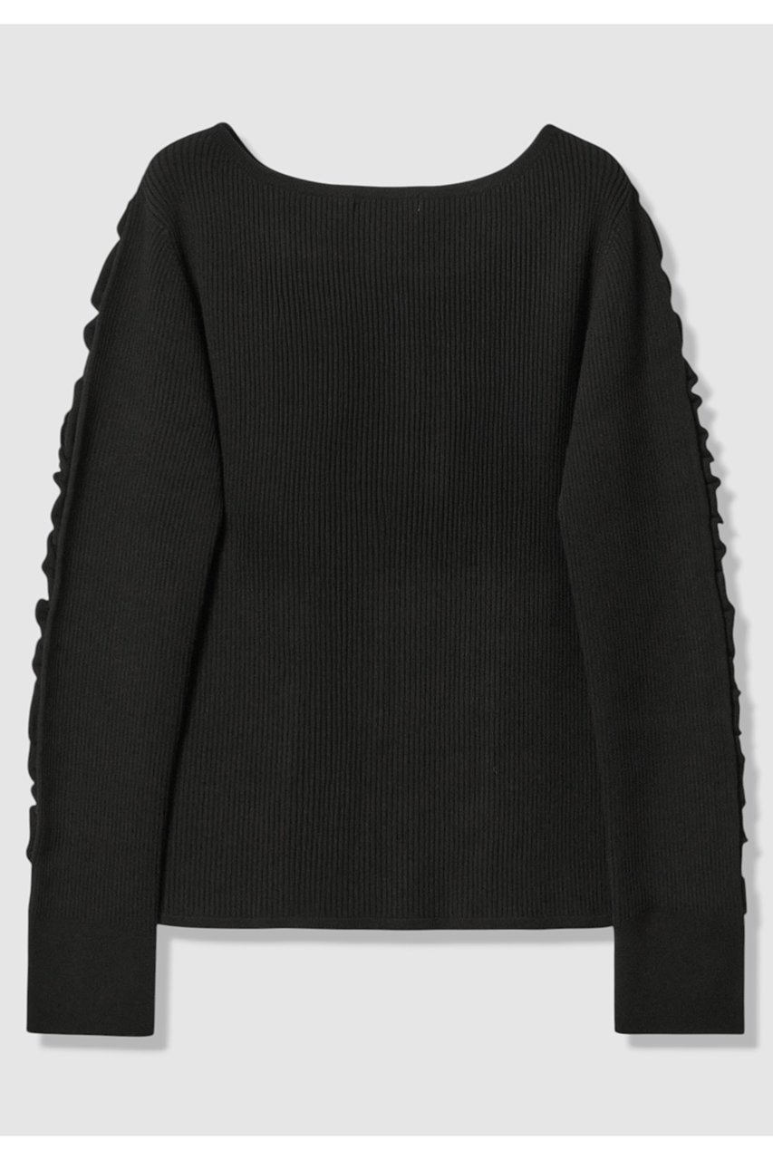 【アナイ/ANAYI】のウェービーフリルリブ プルオーバー 人気、トレンドファッション・服の通販 founy(ファニー) 　ファッション　Fashion　レディースファッション　Fashion for Women　トップス・カットソー　Cut & Sew Tops　ニット　Knit Tops & Sweaters　カジュアルプルオーバー・ニットトップス　Pullovers & Knit Tops / Casual Pullovers　フリル　Frill, Ruffle　ホールガーメント　WholeGarment, Seamless Knit　エレガント 上品　Elegant　新作・新入荷　New Arrivals / New In　other-2|ID: prp329100004727529 ipo3291000000034154048