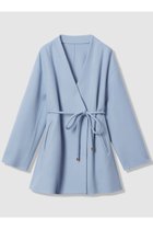 【アルアバイル/allureville】のカシミヤ混リバーミドルラップコート 人気、トレンドファッション・服の通販 founy(ファニー) ファッション Fashion レディースファッション Fashion for Women アウター Coat / Outerwear Collection コート・ロングコート・ピーコート Long Coats, Peacoats & More おすすめ Recommended / Our Picks ショート Short, Short Length フェミニン Feminine, Girly フロント Front, Front Design ブラウジング Blouson Silhouette, Cinched Waist ポケット Pocket, Pocket Detail ミドル Middle Length, Mid Height エレガント 上品 Elegant 再入荷 Restock / Back in Stock thumbnail ライトブルー|ID: prp329100004727530 ipo3291000000034695702