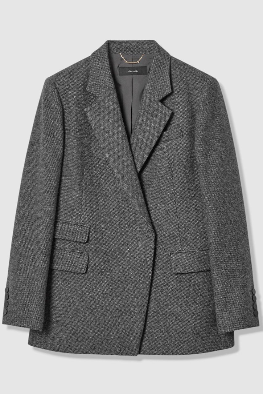 【アルアバイル/allureville】のツィードフラップポケットジャケット インテリア・キッズ・メンズ・レディースファッション・服の通販 founy(ファニー) 　ファッション　Fashion　レディースファッション　Fashion for Women　アウター　Coat / Outerwear Collection　レディースジャケット・軽アウター　Jackets　アシンメトリー　Asymmetrical Style　ジャケット　Jacket, Outerwear　ストレッチ　Stretch, Stretchy Fabric　ツイード　Twill, Twill Weave　ポケット　Pocket, Pocket Detail　新作・新入荷　New Arrivals / New In　A/W・秋冬　Autumn/Winter　チャコールグレー|ID: prp329100004727531 ipo3291000000034154061