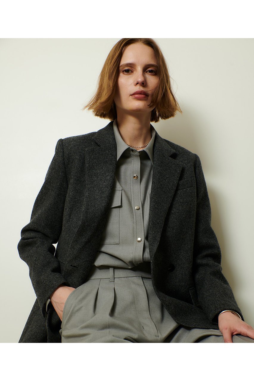 【アルアバイル/allureville】のツィードフラップポケットジャケット 人気、トレンドファッション・服の通販 founy(ファニー) 　ファッション　Fashion　レディースファッション　Fashion for Women　アウター　Coat / Outerwear Collection　レディースジャケット・軽アウター　Jackets　アシンメトリー　Asymmetrical Style　ジャケット　Jacket, Outerwear　ストレッチ　Stretch, Stretchy Fabric　ツイード　Twill, Twill Weave　ポケット　Pocket, Pocket Detail　A/W・秋冬　Autumn/Winter　other-8|ID: prp329100004727531 ipo3291000000036136160