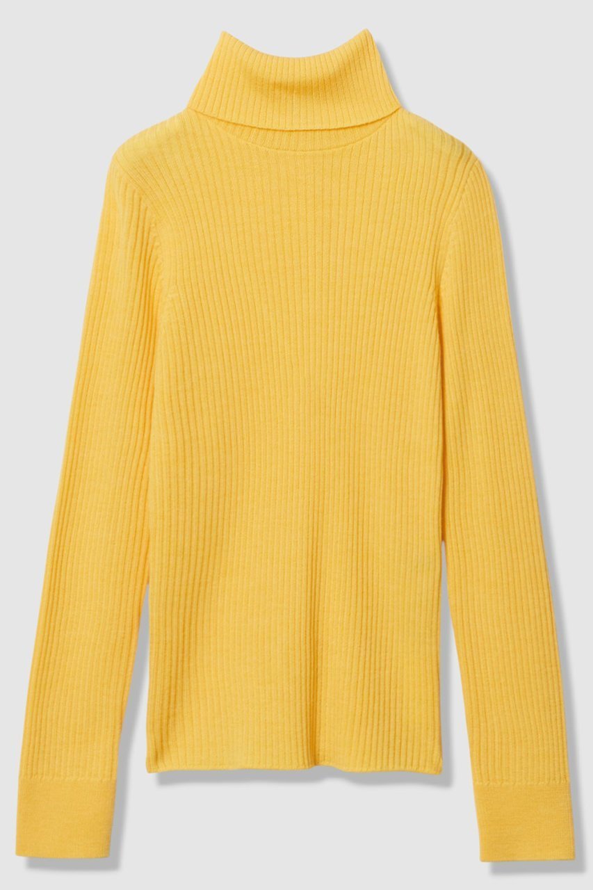 【アルアバイル/allureville】の2WAY NCリブタートル インテリア・キッズ・メンズ・レディースファッション・服の通販 founy(ファニー) 　ファッション　Fashion　レディースファッション　Fashion for Women　トップス・カットソー　Cut & Sew Tops　ニット　Knit Tops & Sweaters　カジュアルプルオーバー・ニットトップス　Pullovers & Knit Tops / Casual Pullovers　スキッパー　Skipper, Open Collar　エレガント 上品　Elegant　冬　Winter / This Winter　定番　Standard, Basic Item　新作・新入荷　New Arrivals / New In　イエロー|ID: prp329100004727533 ipo3291000000034154082
