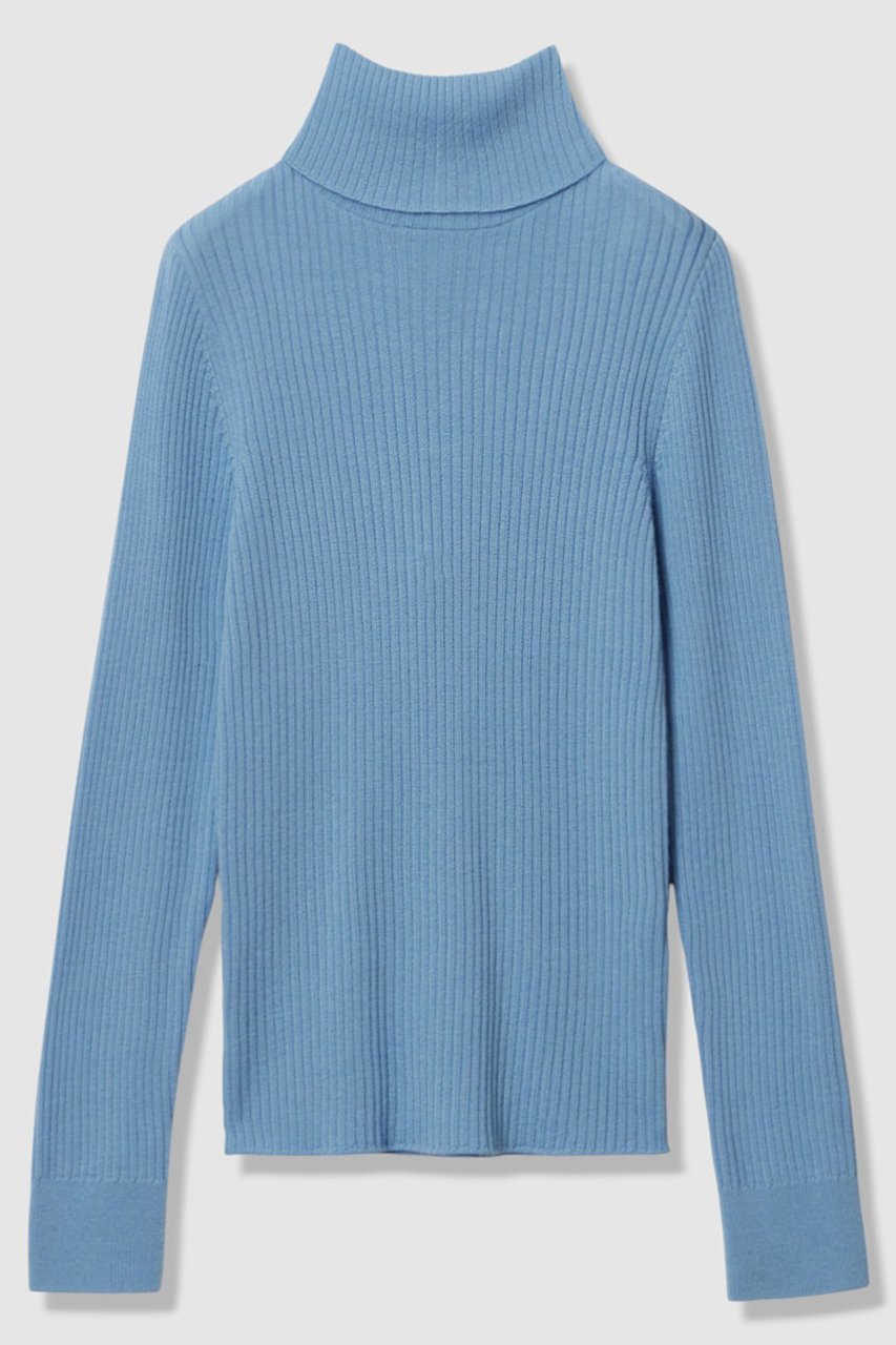 【アルアバイル/allureville】の2WAY NCリブタートル インテリア・キッズ・メンズ・レディースファッション・服の通販 founy(ファニー) 　ファッション　Fashion　レディースファッション　Fashion for Women　トップス・カットソー　Cut & Sew Tops　ニット　Knit Tops & Sweaters　カジュアルプルオーバー・ニットトップス　Pullovers & Knit Tops / Casual Pullovers　スキッパー　Skipper, Open Collar　エレガント 上品　Elegant　冬　Winter / This Winter　定番　Standard, Basic Item　新作・新入荷　New Arrivals / New In　サックス|ID: prp329100004727533 ipo3291000000034154083